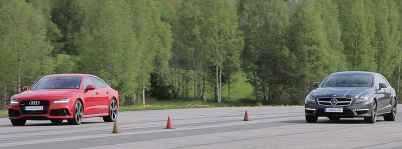 Pictured: A Mercedes-AMG CLS63 and its only natural predator.